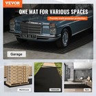 Vevor Diamond-plate Rubber Flooring Roll 3mm X 4ft X 8ft Garage Floor Mat Sbr