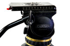 Cartoni Gamma Fluid Head Telescopic Pan Bar Plate Tie Down Knob Serviced 35lbs    
