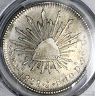 1829-pi Pcgs Au Mexico 8 Reales Potosi Mint Rare Cap Rays Silver Coin  24122001d