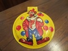 Vintage Japanese Tin Clicker-  Sad Clown With Balloons