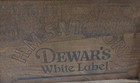 Vintage Dewar s White Label Wood Crate With Lid 17 x 12 5 x 12 5   H m s Victory