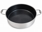 Hexclad Hybrid 7-quart Saut   Pan   Chicken Fryer W tempered Glass Lid Brand New 