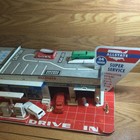 Marx Happi Time Sears Allstate Service Station Tin Litho Toy 26 x15 x6  Parts