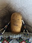 1900s Lakota Native American Handmade  12    Doll  Finely Beaded  Human Hair