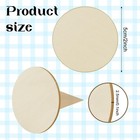 Jyongmer 200 Pieces Round Wood Circles For Crafts - 2 2inch-200pcs  Natural