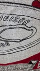 Vintage 1970s Flower Power Pop Art Budweiser Beach Bath Towel