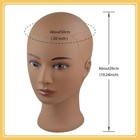 Bald Mannequin Head Female Professional Wig Head For Wig Making Displaying Wi   