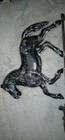 Antique Horse Weathervane Lightning Rod Metal Farmhouse Folk Art 24 In  Vintage