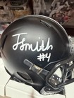 Jeremiah Smith Signed Osu Alternate Mini Helmet Beckett Coa Rare Black