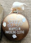 New Coton Colors Christmas Ball Ornament You Will Find A Babe In Manger Luke 2