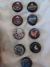 9 Iron Maiden Trooper Beer Empty Bottle   Day Of The Dead  666  Red N Black  Etc