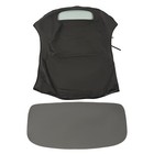 Convertible Soft Top W heated Glass Window Black For Volkswagen Beetle 2003-2010