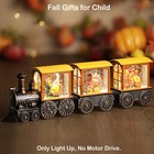 Fall Snow Globe Lantern With Gnomes And Turkey