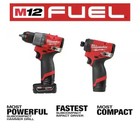 Genuine Milwaukee 3497-22 M12 Fuel 12v 2-tool Combo Kit  hammer Drill   Driver