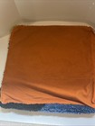 Vintage Hook Rug Pillow Cover Sunset