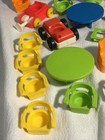24 Vtg Fisher Price Little People Furniture Lot Chairs Tables Accessories