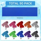 90 Pack Cooling Towels Bulk For Neck And Face 40  X 12  Ice Cool Towel Multic   