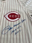 Pete Rose Signed Cincinnati Reds Mitchell   Ness Jersey - Full Name - 1963 Roy