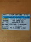 Vans Warped Tour Ticket Stub Vinoy Park St Petersburg Fri July 11 2000