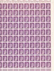 Stamp Germany 06 Pf Adolf Hitler Sheet 1941 Wwii 3rd Reich German Mnh Faults 2