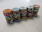 100 Casino Gaming Poker Chip Lot Las Vegas  1 New   Used Chipco Paulson Clay