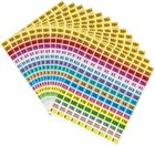 2400pcs Garage Sale Stickers  1 2   3 4  Yard Sales Price Stickers