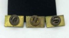 Lot Of 3 Vintage 3 4 red Enamel Coors Beer Hat  Lapel Pins