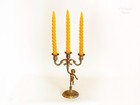 Cherub Angel Candelabra Three Branch Candle Stick Holder Vintage Candlestick