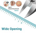 Toenail Clippers For Thick Ingrown Toe Nails Heavy Duty Precision Nail Scissor