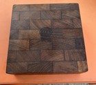 Vintage Mcm Ernest Sohn Siamese Teak Butcher Block Bowl Danish Modern  6   x 6   x2   