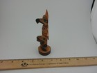 Vintage Wood Native American Totem Statue 5  Tall Lot 26-1-2