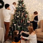 21 Pcs Clear Crystal Christmas Ornaments For Tree 