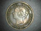 Canada 1859 One 1 Large Cent Queen Victoria Fine To Very Fine   19 95