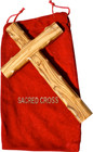 Lot Of 50 Pieces - 10  Olive Wood Crosses From Jerusalem  pouch Not Included 
