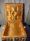 Vintage Singer Sewing Basket Wicker Made Exclusively For Singer Storage Box