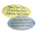 27 Oval Foil Personalized Return Address Labels Silver Or Gold