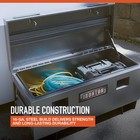 Ironton 36in  Carbon Steel Jobsite Box  Gray  576 Cu  In  Capacity