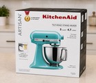 Kitchenaid Ksm150psaq Artisan Series 5qt Tilt-head Stand Mixer - Aqua Sky - New 