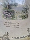 Advertising Frank Shotola Meat Market Trumbull Ave Chicago Il Antique Plate  