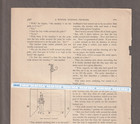 1897 Logic Brain Teaser Magazine Article Pages monkey On A Pole stella M  Wylie