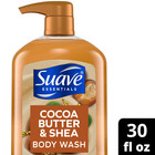 Suave Essentials Gentle Body Wash  Cocoa Butter   Shea  All Skin Types  30 Oz