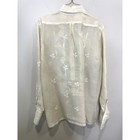Vintage Filipino Barong Long Sleeve Ornate Design Traditional Material Delicate