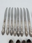 23 Piece Oneida 1881 Rogers Baroque Rose Pattern Silver Plated Flatware Set
