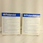 Lot Of 2 Polaroid Type 600 New Old Stock Nos Sealed Instant Film - Expired 01 06