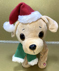 Gemmy Animated Christmas Chihuahua Puppy Jumping And Singing Plush Works 