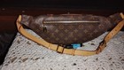 Louis Vuitton Monogram Brown Tan Belt Bag Fanny Pack Adjustable Strap
