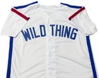 Charlie Sheen Signed Major League  wild Thing  Vaughn Pro Style Jersey Bas Au   
