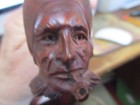 Original  fisherman   Hand Carved Imported Briar Pipe France  1970 s