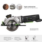 4amp 3500rpm Circular Saw With Laser Guide  Max  Cutting Depth1-11 16  90        