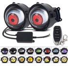 3   led Dynamic Devil Eyes Lights 12v Remote Control Car Headlight Blink Lights